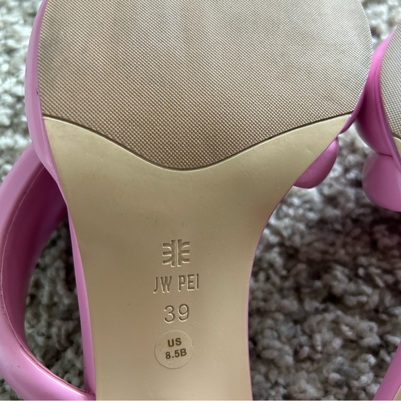 JW PEI Pink Mule Puff Heels - Picture 5 of 6